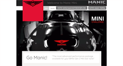 Desktop Screenshot of manicmini.com